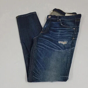 RAG & BONE "THE CATE MID-RISE SKINNY" Destroyed Jeans In "SHEFFIELD"